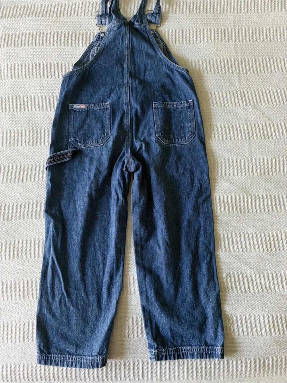 Route 66 Kids Denim Overalls in Blue
